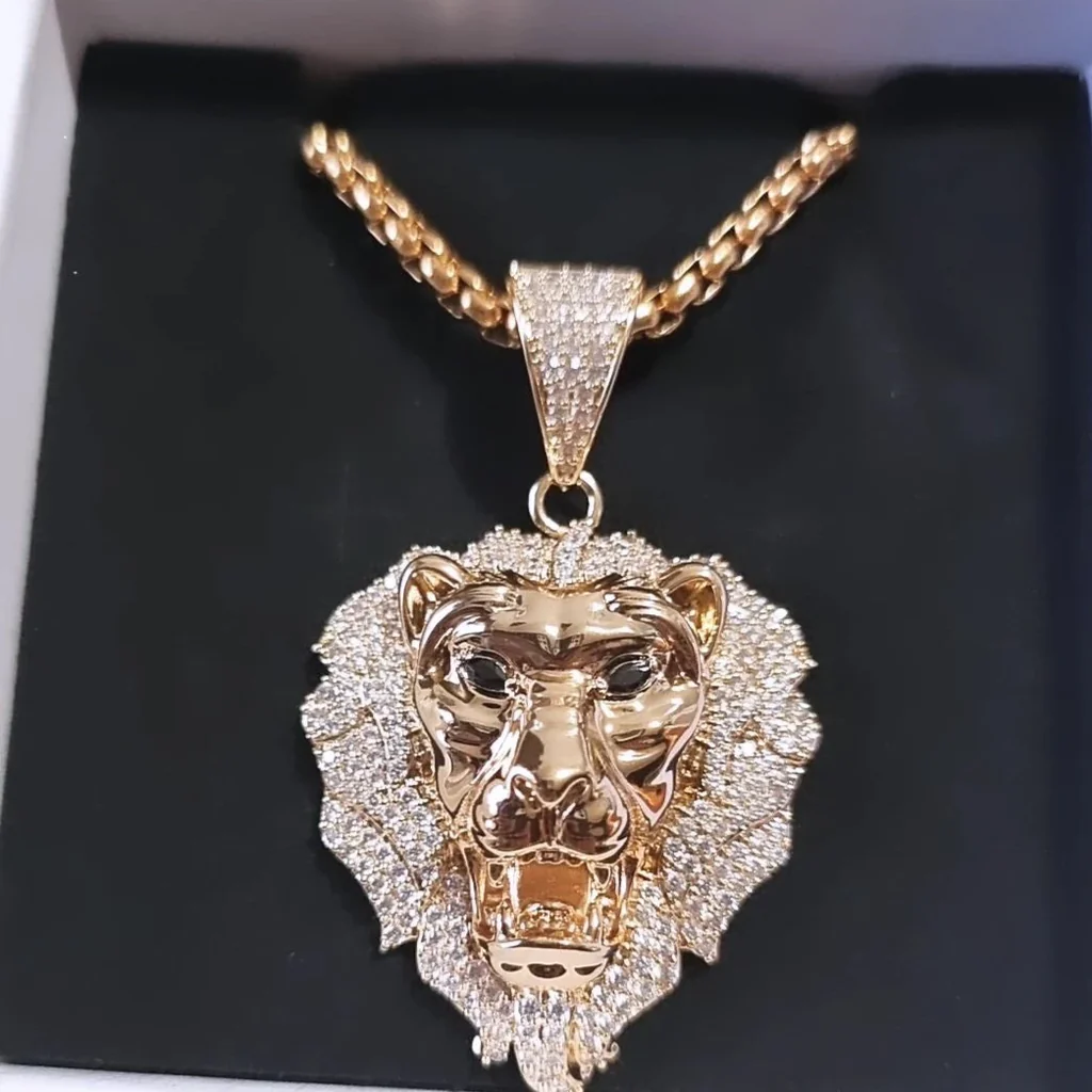 Custom Lion Head Pendant