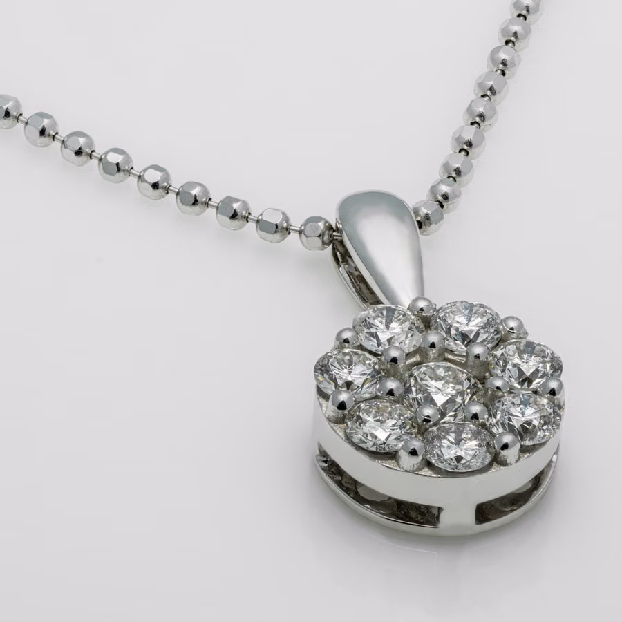Tennis Solitaire Pendant