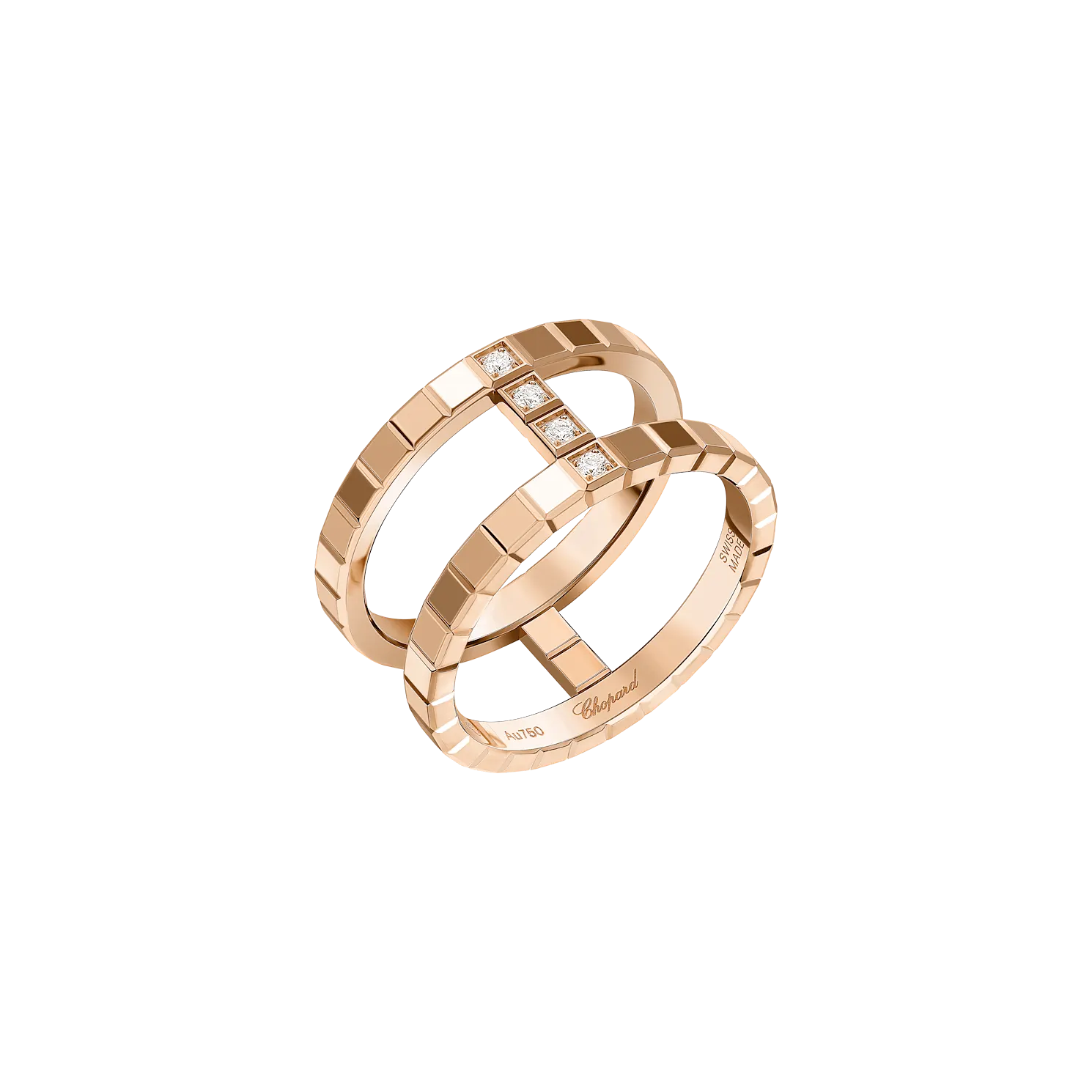 Ice Cube Solitaire Ring